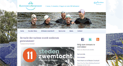 Desktop Screenshot of elfstedenzwemtocht.nl