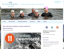 Tablet Screenshot of elfstedenzwemtocht.nl